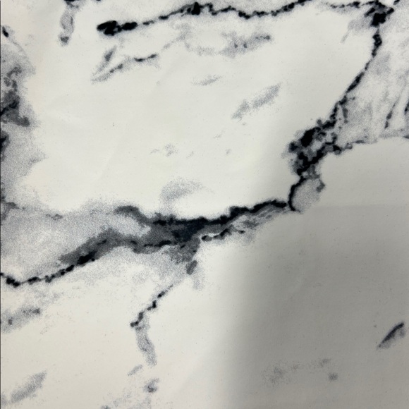 Express White and Black Marble Body Contour Tank Size Medium - Picture 3 of 6